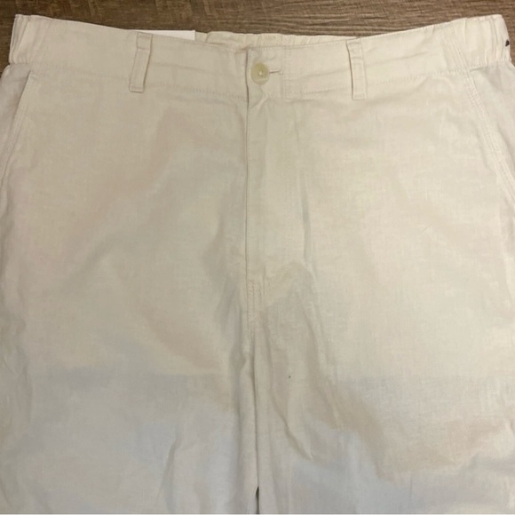 Uniqlo Cream Chinos Lightweight Straight-Leg Size L 30/31 - Picture 2 of 5